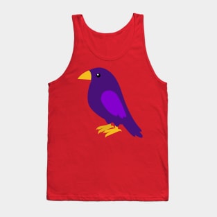 Halloween Crow Bird Tank Top